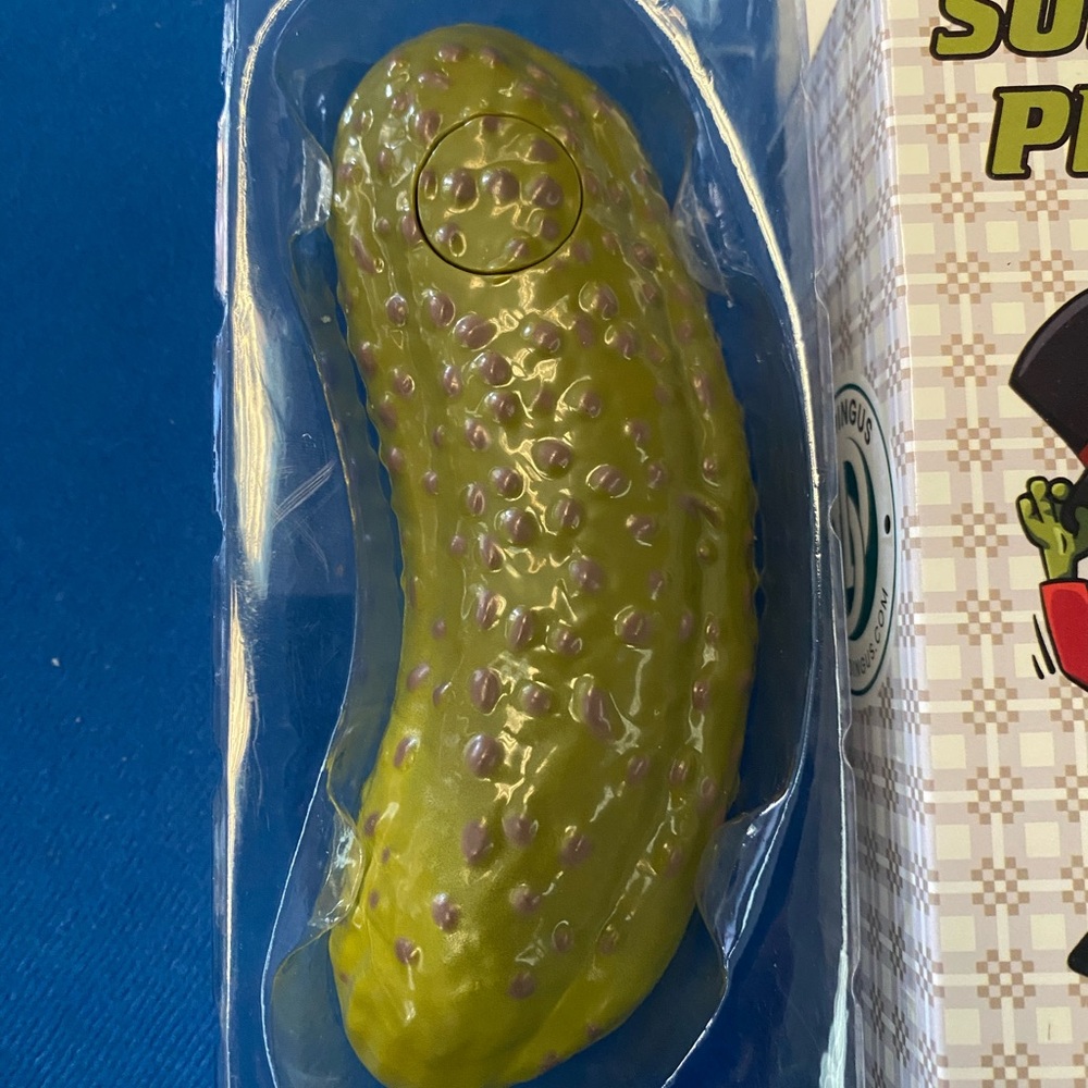 Talking Support Pickle - 100+ Positive Inspirational Phrases - Press Button - Picture 3 of 3